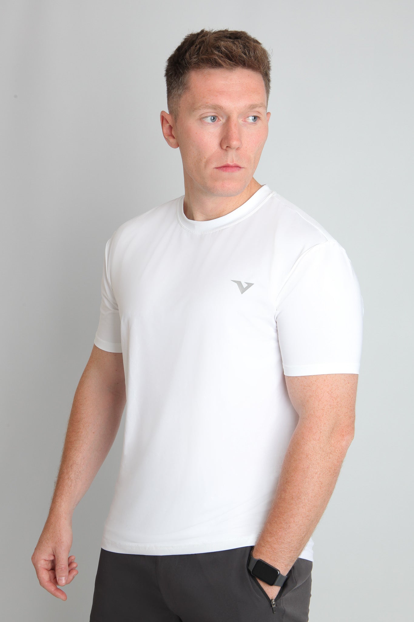 HexFlow™ T-shirt - Alpine White
