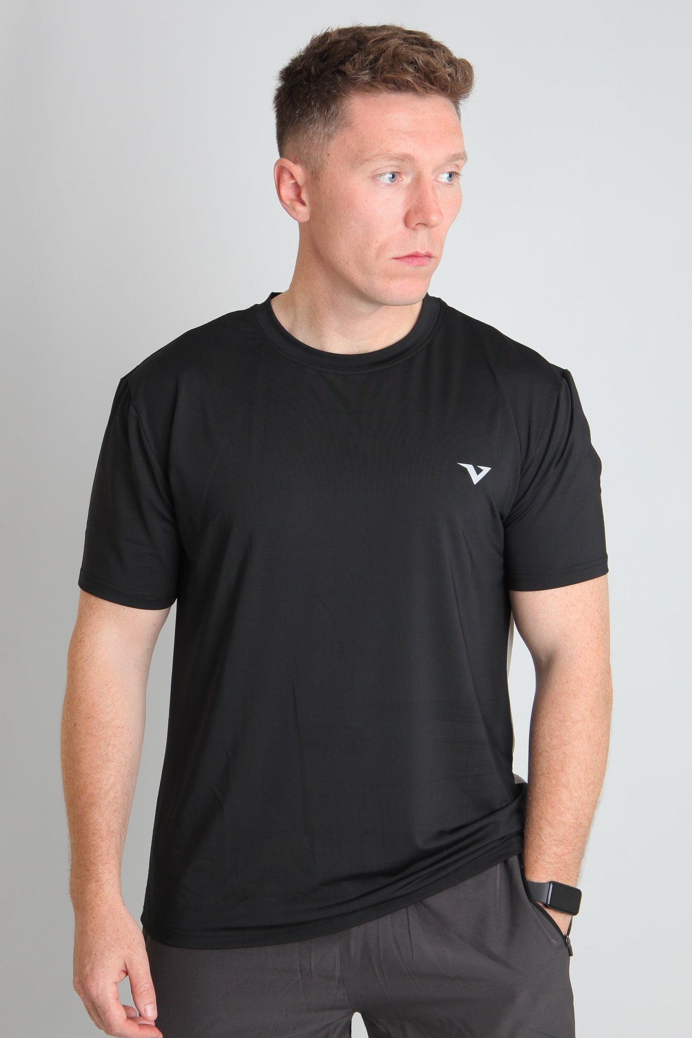 HexFlow™ T-shirt- Black/Stone