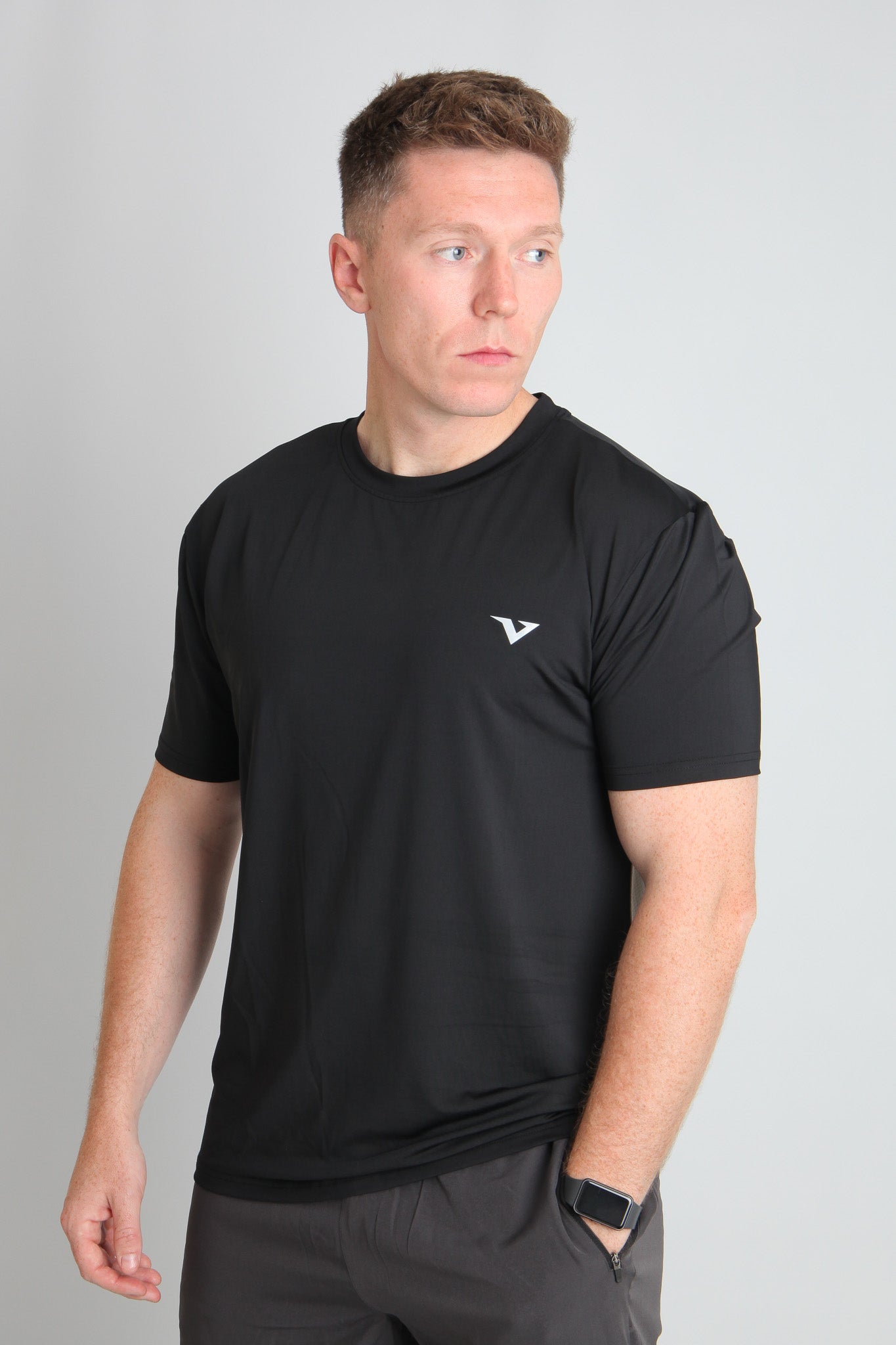 HexFlow™ T-shirt- Black/Stone