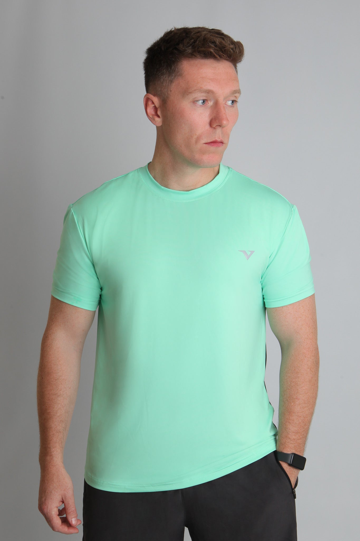HexFlow™ T-shirt- Mint/Black