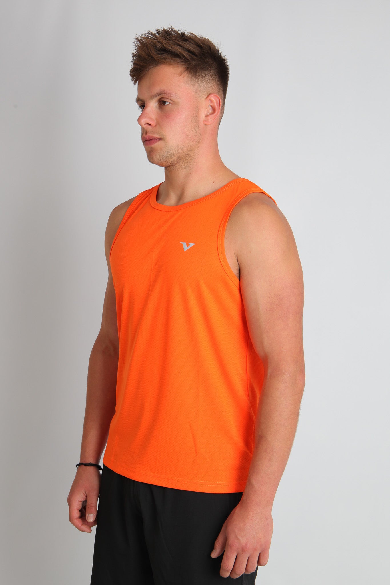 HexFlow™ singlet tank - Blood Orange