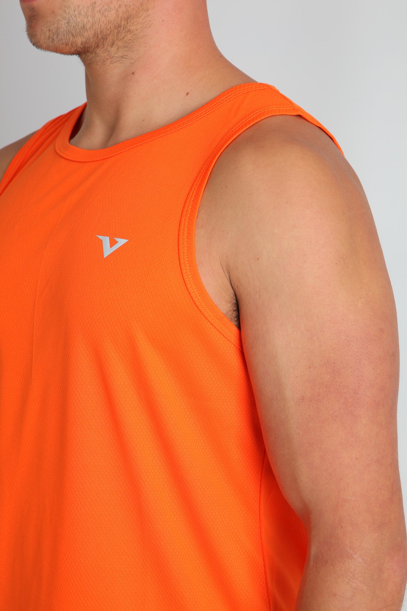 HexFlow™ singlet tank - Blood Orange