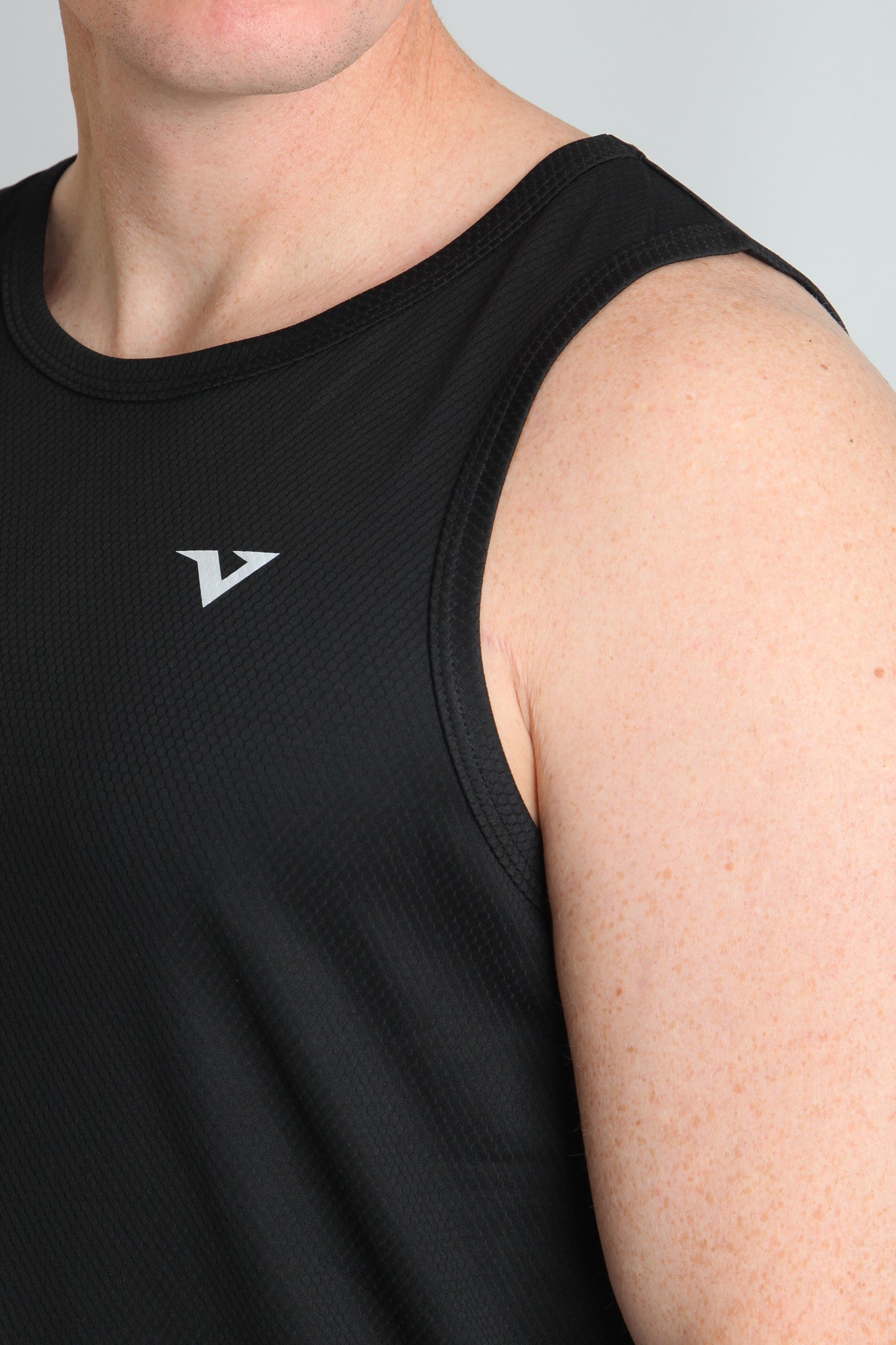 HexFlow™ singlet tank - Black