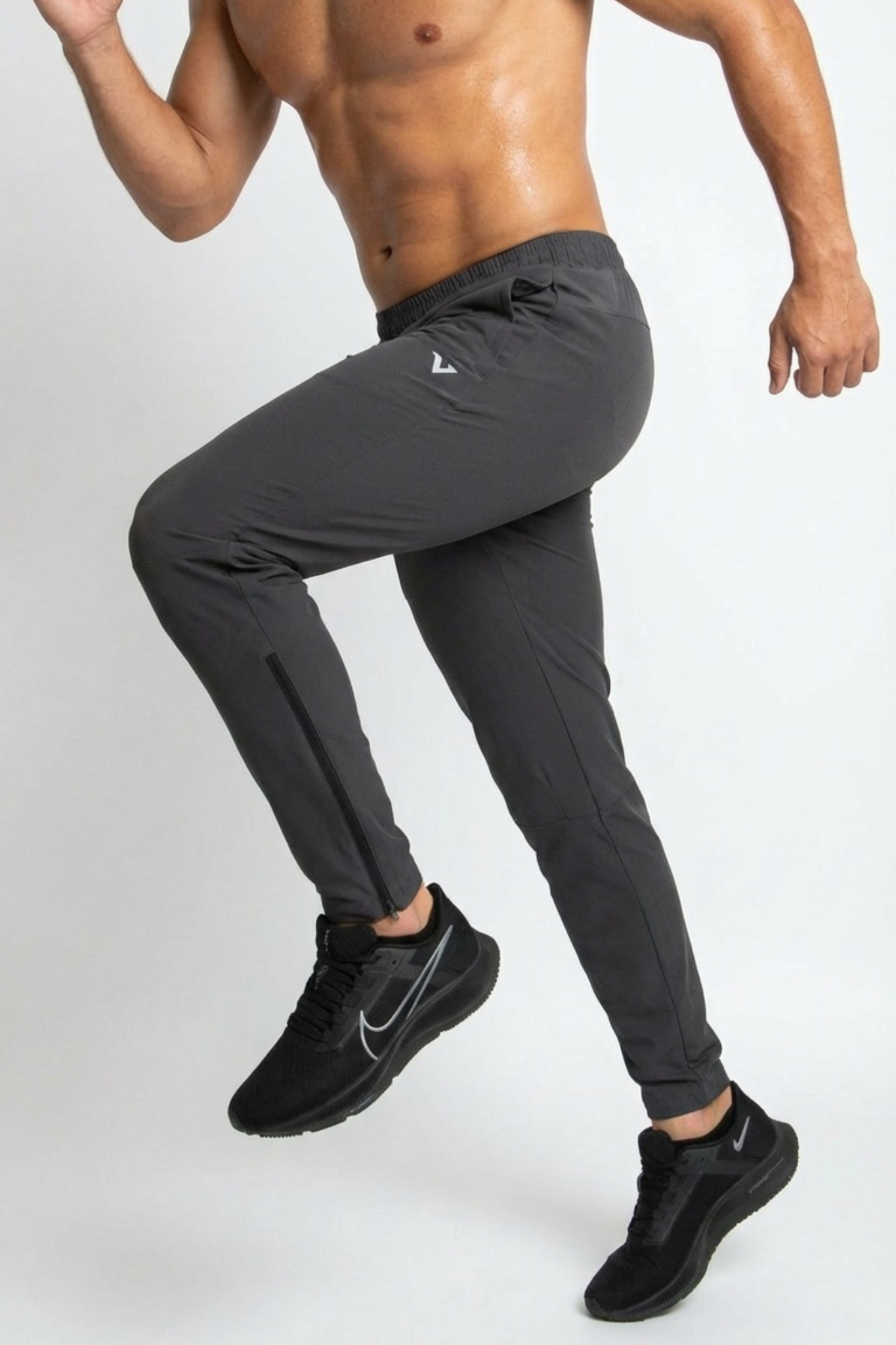Flytech Run Pants - Dark Grey