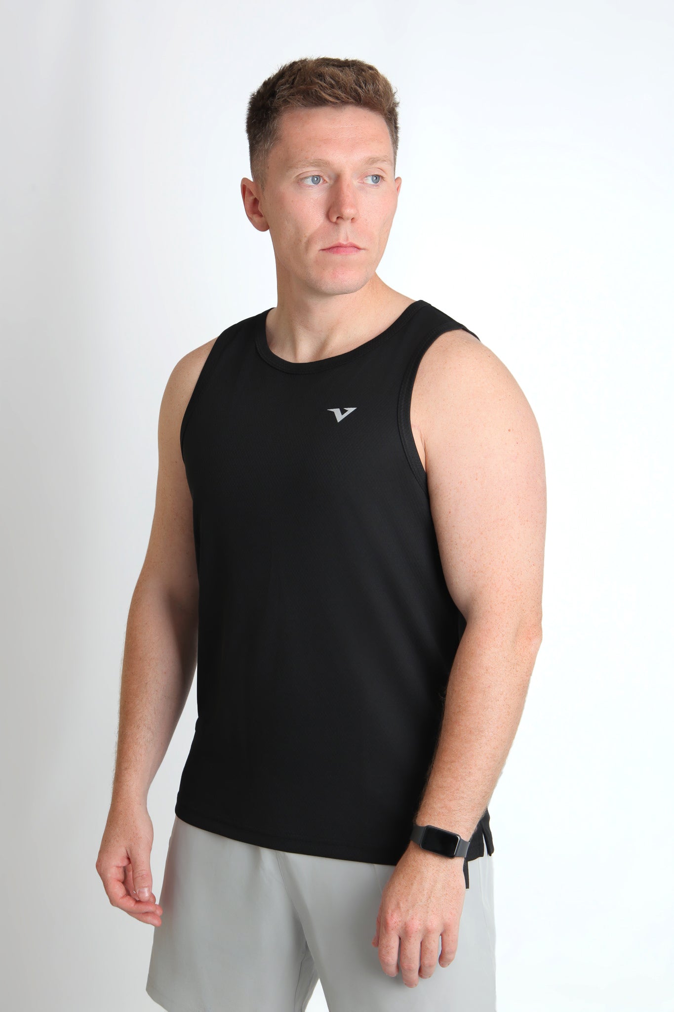 HexFlow™ singlet tank - Black