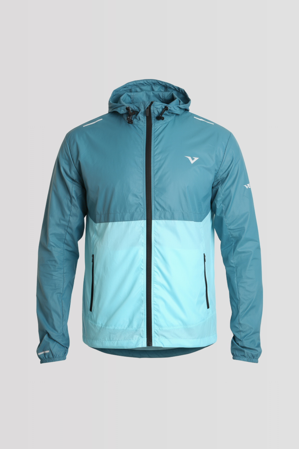 Pace Windbreaker - Teal/Sky Blue