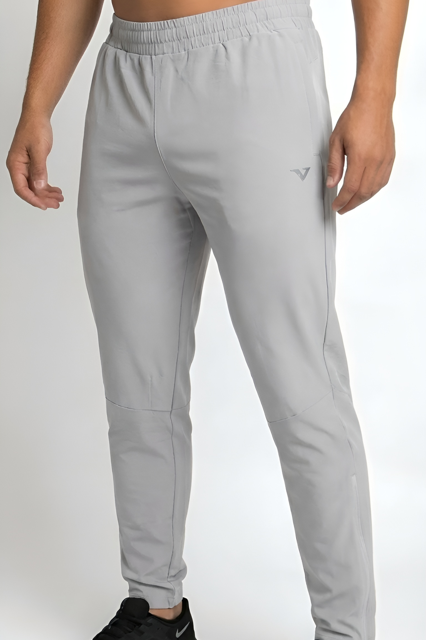 Flytech Run Pants - Light Grey