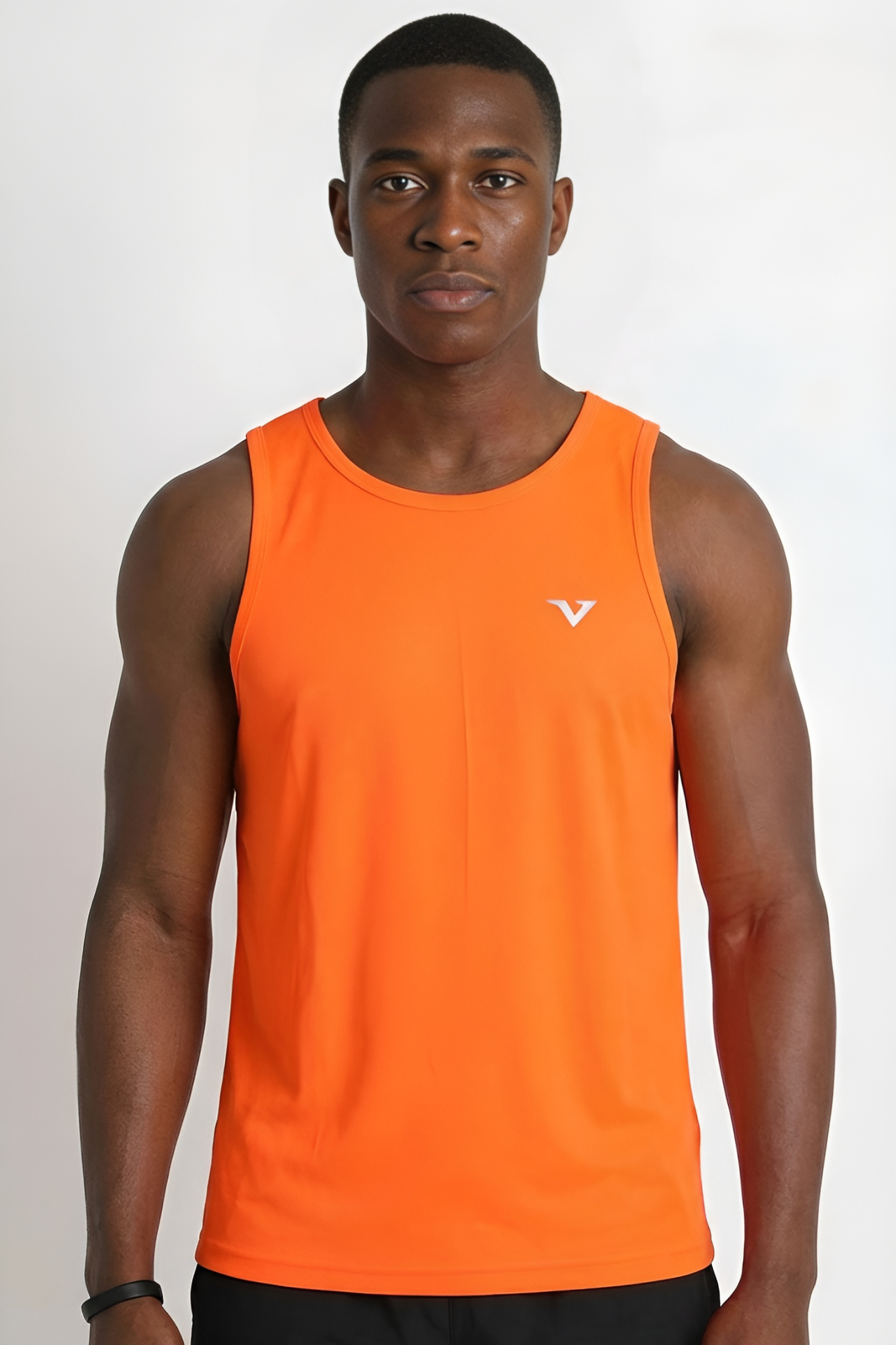 HexFlow™ singlet tank - Blood Orange