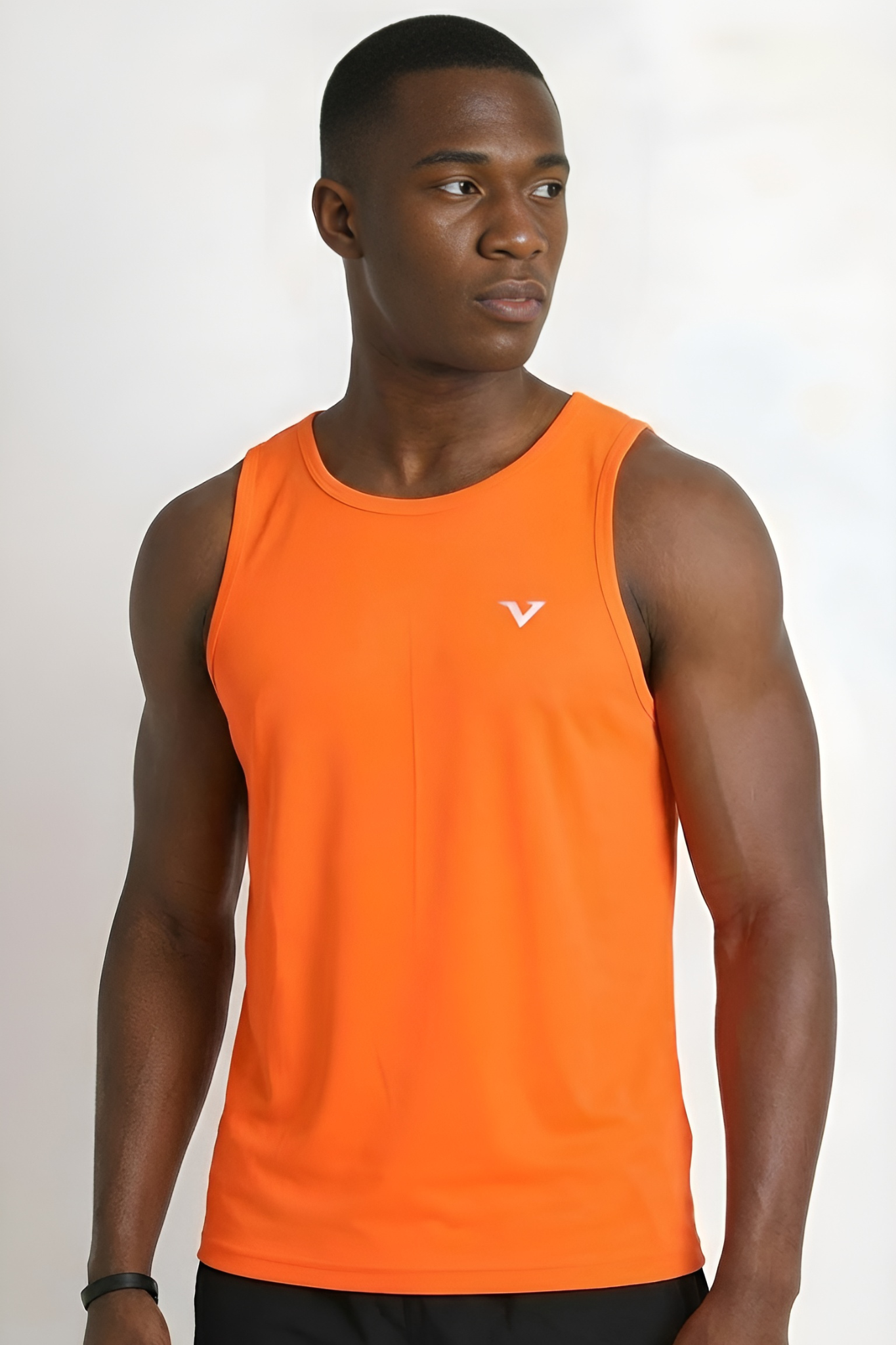 HexFlow™ singlet tank - Blood Orange