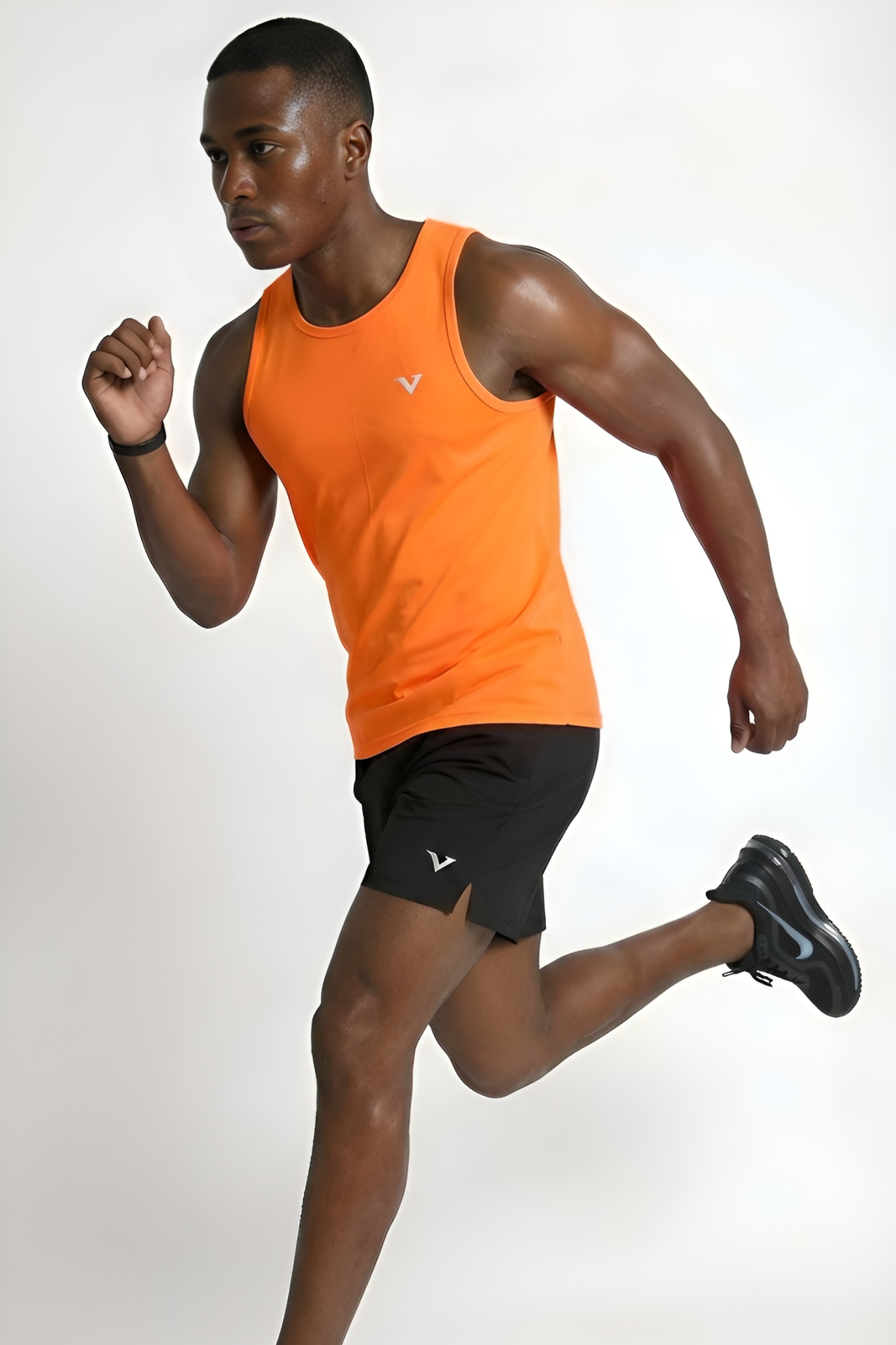 HexFlow™ singlet tank - Blood Orange