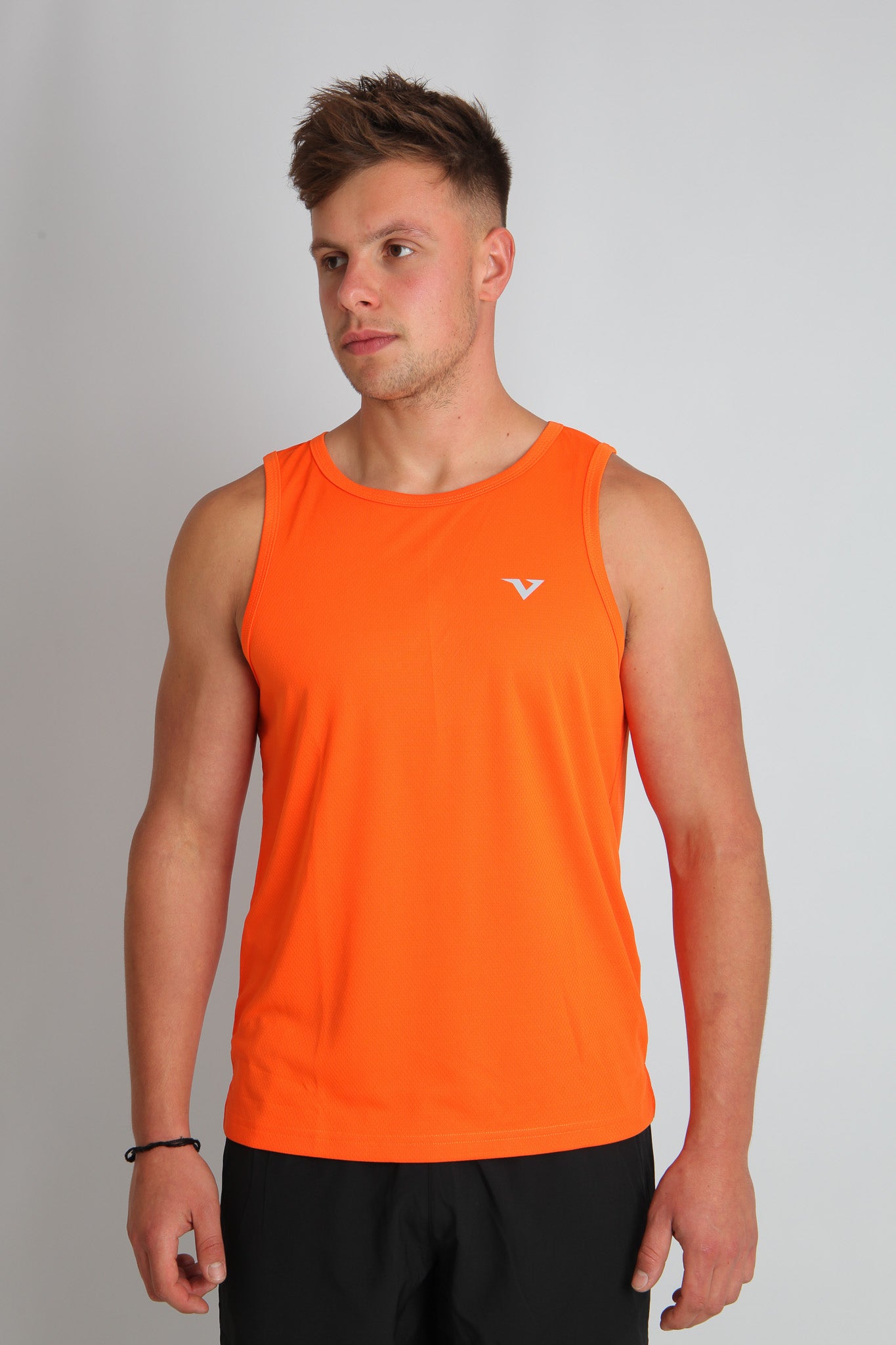 HexFlow™ singlet tank - Blood Orange