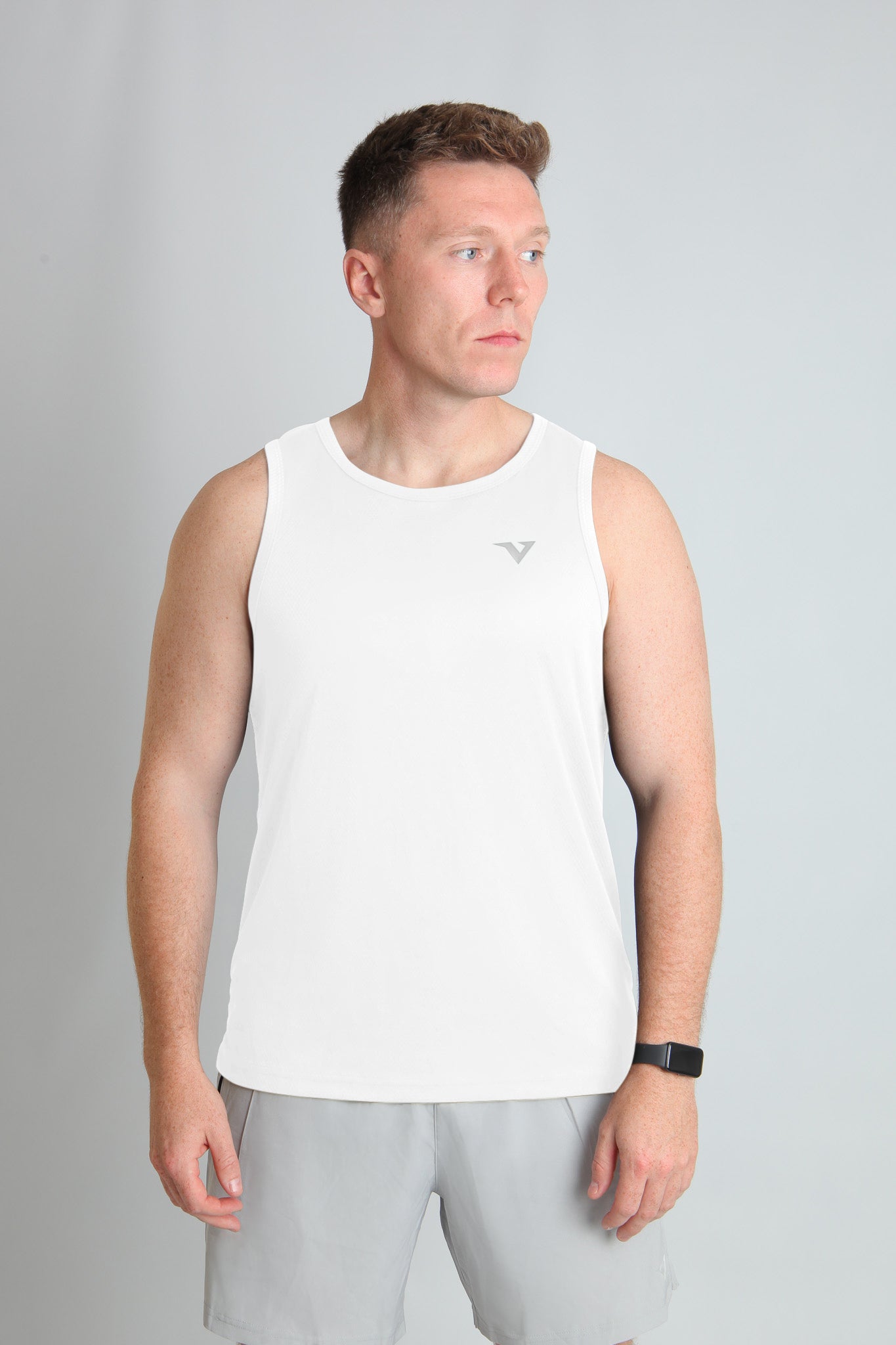HexFlow™ singlet tank - Alpine White