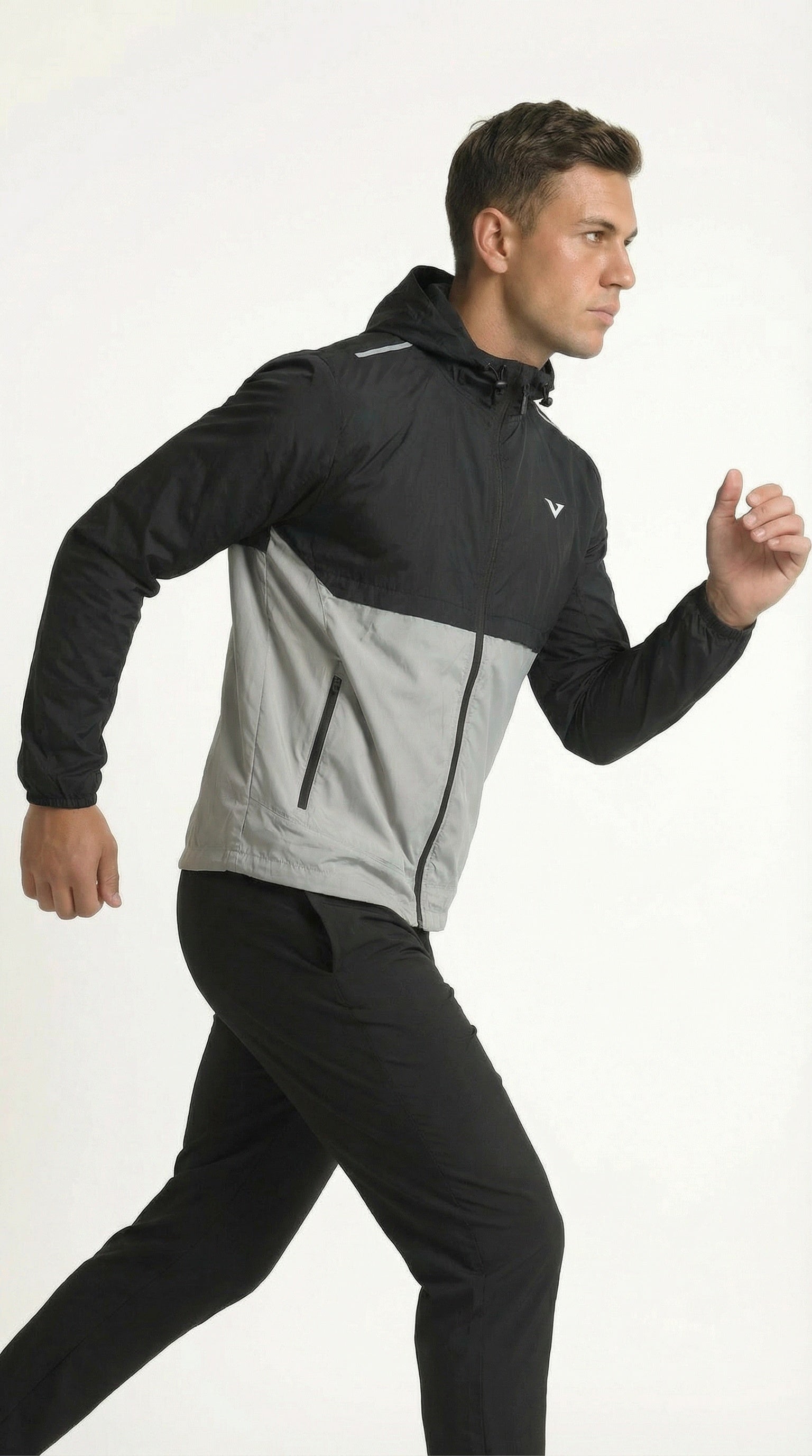 Pace Windbreaker - Black/Slate Grey