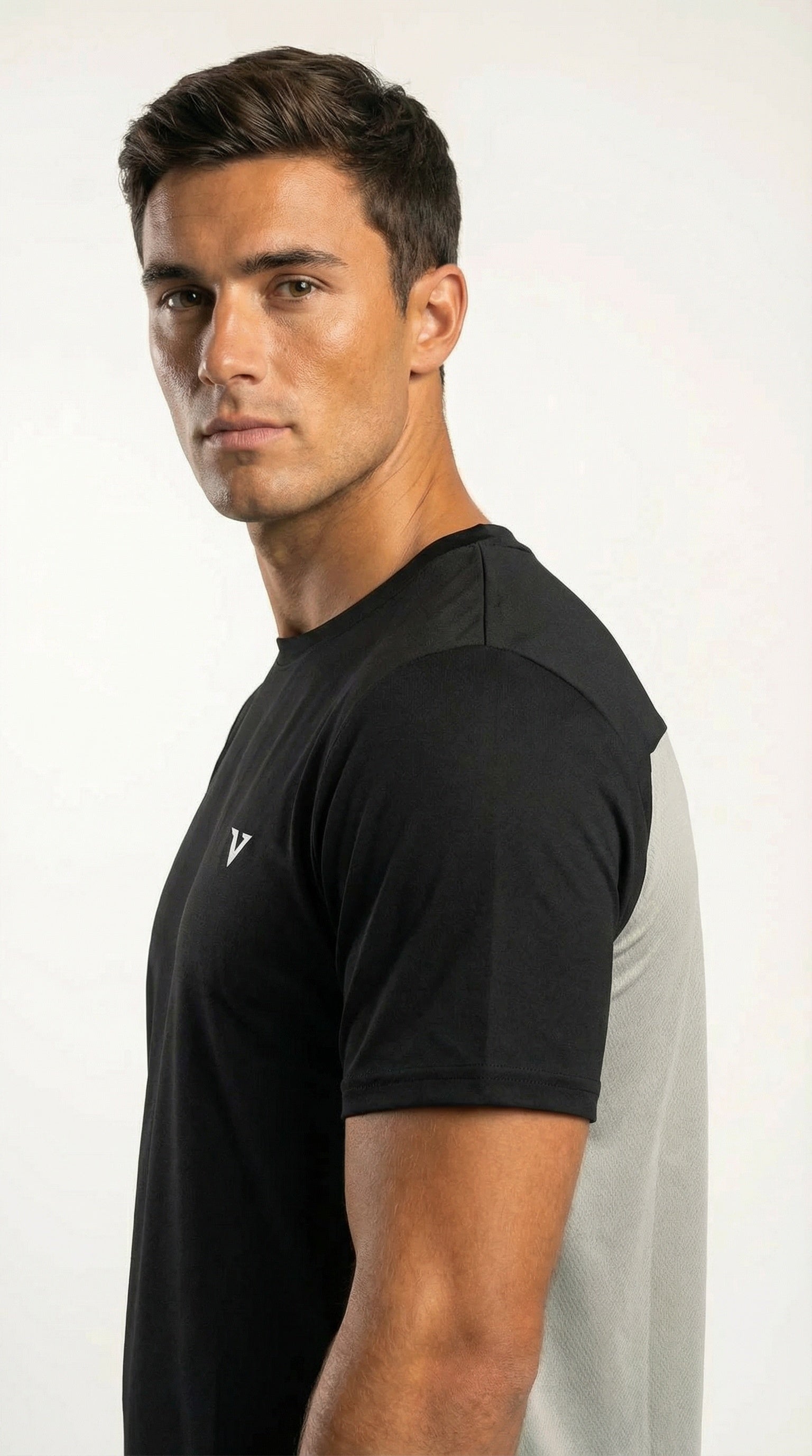 HexFlow™ T-shirt- Black/Stone