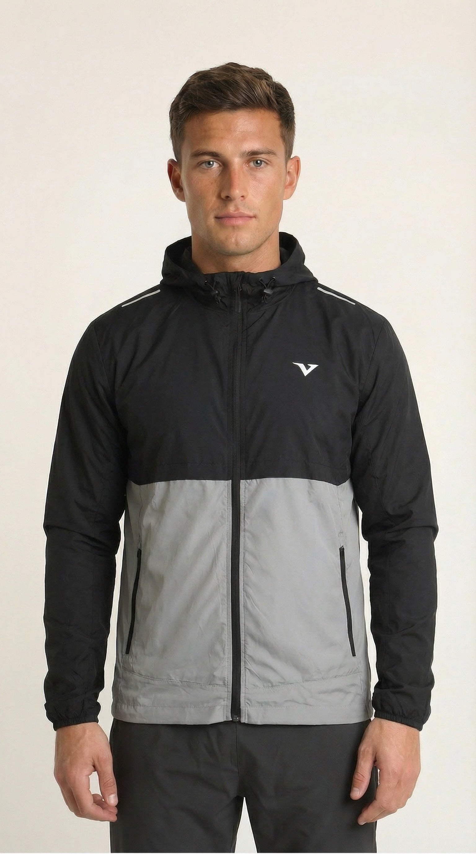 Pace Windbreaker - Black/Slate Grey